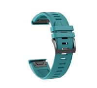 PIGLOLKINY Bracelet QuickFit 22mm 26mm for Garmin Descent G2 Instinct 3 E 45mm 50mm Fenix 8 7 7X/Tactix 7pro/Enduro(Lake blue,1PCS 26mm)