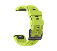 PIGLOLKINY Bracelet QuickFit 22mm 26mm for Garmin Descent G2 Instinct 3 E 45mm 50mm Fenix 8 7 7X/Tactix 7pro/Enduro(Green 2,1PCS 22mm)