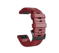 PIGLOLKINY Bracelet QuickFit 22mm 26mm for Garmin Descent G2 Instinct 3 E 45mm 50mm Fenix 8 7 7X/Tactix 7pro/Enduro(Red 1,1PCS 26mm)