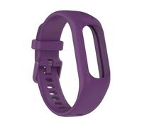 PIGLOLKINY Bracelets de sport en Silicone for Garmin Vivosmart 5, accessoires montre intelligents(Purple)