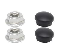 PIGLOLKINY Compatible for VW For Golf 1J 1K 5K MK4/5/6/7 2000-2015 GTI Écrou de bras d'essuie-glace avant Vis cache-culbuteurs(1 Kit)