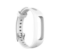 PIGLOLKINY For Huawei Band 3E & 4E Bracelet for Honor 4 Version en cours d'exécution bracelets intelligents montre Silicone souple(White,For Huawei Band 4e)