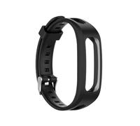 PIGLOLKINY For Huawei Band 3E & 4E Bracelet for Honor 4 Version en cours d'exécution bracelets intelligents montre Silicone souple(Black,For Huawei 3E AW70)