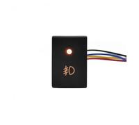 PIGLOLKINY Interrupteur de blocage différentiel avant for feux jour for LED et fonction musicale, compatible For Suzuki For Jimny 2007-2015(Front fog light)