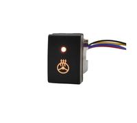 PIGLOLKINY Interrupteur de blocage différentiel avant for feux jour for LED et fonction musicale, compatible For Suzuki For Jimny 2007-2015(Wheel heated)