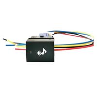 PIGLOLKINY Interrupteur marche/arrêt for système audio radar de voiture (bouton-poussoir) compatible for Nissan, For Kicks For Sylphy (modèles 2019, 2020 2021)(Music Switch)