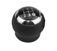 PIGLOLKINY Pommeau de levier vitesse en cuir for Toyota For Corolla For Verso II 2007-2013, frein for main stationnement, soufflet protection(Black Cap 5 Speed)