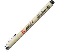 Pigma Brush Stylo Pinceau Noir (#49) Marqueur Pigmenté Avec Pointe Pinceau 1 Pièce[Z4359]