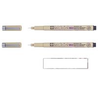 PIGMA MICRON Sakura 003 Noir. 2PCS et 1 carte