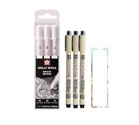 PIGMA MICRON SAKURA Gelly Roll Classic Bold Point Pens White 3 pcs + Sakura 005.01.03