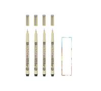 Pigma MICRON Sakura noir 003, 005, set 4 pcs et 1 cart