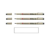 Pigma SAKURA Micron Noir GRAPHIC 2 set 3PCS et 1 carte