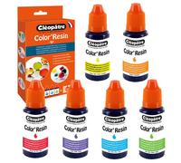 Pigment colorant Color'Resin 6 coul et 2 flacons vides