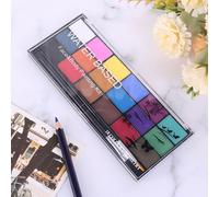 Pigment Diable Cosplay Avec Brosse, 18 Couleurs, Non Toxique, Soluble Dans L'eau, Maquillage Du Visage Et Du Corps