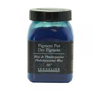 Pigment En Poudre - Sennelier - Bleu De Phtalocyanine - Pot De 200 Ml
