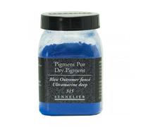 Sennelier Pigment en poudre Bleu Outremer foncé - Pot de 200 ml - Bleu G