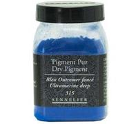 Pigment en poudre - Sennelier - Bleu Outremer foncé - Pot de 200 ml Bleu G