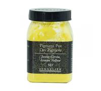 Pigment En Poudre - Sennelier - Jaune Citron - Pot De 200 Ml