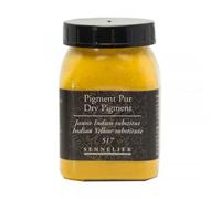 Pigment pour création de peinture - pot 90 g - Jaune indien substitut Jaune G