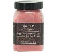 Pigment en poudre - Sennelier - Rouge Cadmium Pourpre - Pot de 200 ml Rouge G