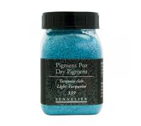 Pigment En Poudre - Sennelier - Turquoise Clair - Pot De 200 Ml