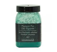 Pigment En Poudre - Sennelier - Vert Emeraude Substitut - Pot De 200 Ml Vert
