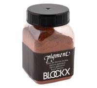 Pigment en poudre - Terre de Sienne brûlée - 3 - Blockx - Pot de 100g