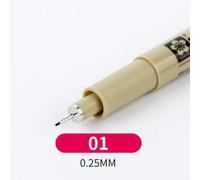 Pigment Liner Pigma Pen,Fine Line Sketching Markers,Different Tip,Black Fineliner,Stylographes Drawing Pens,Copic Supplier,1 Pc,3 Pcs - Type 01(0.25mm)