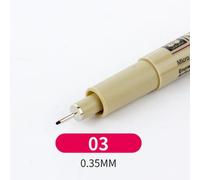 Pigment Liner Pigma Pen,Fine Line Sketching Markers,Different Tip,Black Fineliner,Stylographes Drawing Pens,Copic Supplier,1 Pc,3 Pcs - Type 03(0.35mm)