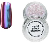 Pigment métallique / chrome - 03 - rose avec bleu - effet miroir / Bass Cosmetics