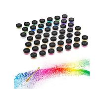 Pigment Poudre de Mica - 50 Couleurs Colorant de Savon Métallique - Pigment Resine Epoxy Pailleté Naturel pour DIY Epoxy Resin Art, Savons, Boules de Bain, Peinture, Cosmetiques et Vernis à Ongles