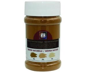 Pigment synthétique sienne naturelle pour utilisation extérieure - MALLE AUX COULEURS - Pot 250 ml