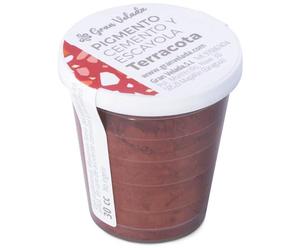 Pigment terre cuite pour ciment et plâtre | micronisé, non migrant, haut pouvoir de teinture | Idéal pour créations DIY | 150 cc