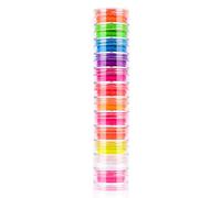 Pigment UV fluorescent lumineux en résine phosphore adapté pour la peinture acrylique époxy bricolage non toxique durable kit de pigments lumineux
