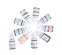 Pigments De Savon De 6ml 10 Bouteilles Pigments Liquides De Base Colorants Savon Fait Main Kit De Peinture Bricolage