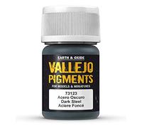 Pigments Vallejo 30 ml Acier foncé