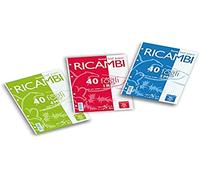 Pigna 00629041R Pièces de rechange blanches pour cahiers Pigna - A5-1R (conf.40)