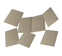 Pigna, 50 chemises à dossier 3 rabats avec impression, Eco Line, 24,5x34,5 cm, 180 g, Colour Grey