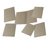 Pigna, 50 chemises à dossier sans rabats avec impression, Eco Line, 24,5x34,5 cm, 180 g, Colour Grey