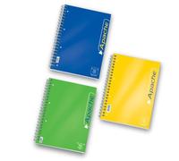 Pigna, Apache Maxi spirale, Format A4, 22x29,2 cm, 140 flles, 70 g/m², intérieur 1R, ligné, Couleurs assorties, 3