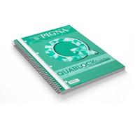 Pigna Bloc à spirale 02112174M avec 4 trous renforcés A4, 50 feuilles