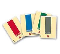 Pigna, Bloc PIGNASTYL, Piqûre métallique, A5 2x29,7 cm, 70 flles, papier 80 g/m², 4 sujets, intérieur BI, blanc, 10 pièces