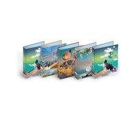 Pigna, cahier à anneaux format A4 DREAM SPORT, motifs assortis, cahier à anneaux, organisation des notes scolaires et/ou des documents, format 27 x 32 cm, lot de 5 pièces