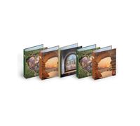 Pigna, Cahier à anneaux format A4 SPECIAL VIEWS, cahier à anneaux, organisation de documents, format 27 x 32 cm, lot de 5 pièces