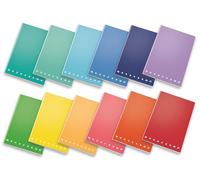 Cahier Monochrome 02217780c - Rayure C - Forma Vers A5 - Lot De 10 Cahiers Ass.