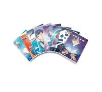 Pigna, cahier manga, couverture brillante, A4 21 x 29,7 cm, 42 feuilles 80 g/m², feuilles lignées pour collèges et lycées, couvertures assorties, lot de 10