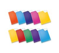 Pigna, Cahier Maxi Monochrome QI, utile pour dysgraphie dyslexie dysortographie discaculia, 0A, lignes Ie II élémentaire, lot de 10