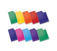 Pigna, cahier maxi MONOCROMO QI, adapté à la dysgraphie, la dyslexie, la dysorthographie et la dyscalculie, QR, cases de 5 mm et lignes, paquet de 10