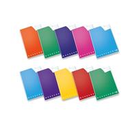 Pigna, cahier maxi MONOCROMO QI, utile en cas de dysgraphie, dyslexie, dysorthographie et dyscalculie, 10, quadrillé 1 cm, paquet de 10
