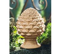 Pigna en terre cuite - 28 cm de haut - Décoration de jardin vintage méditerranéenne